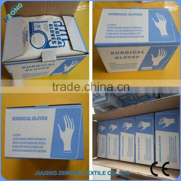 Cheap Medical Grade Powder or Powder Free Latex Surgical Gloves,packing 1pair/pouch photo-6