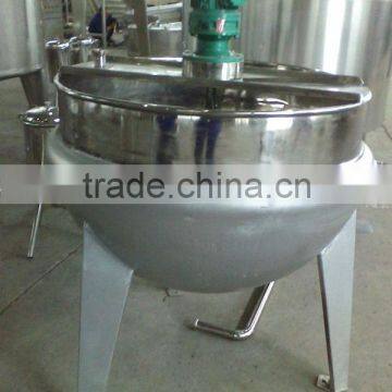 Jacketed industrial steam kettle