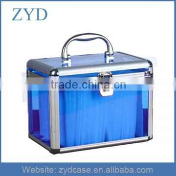 Fancy aluminum frame acrylic cd display case ZYD-CD82005