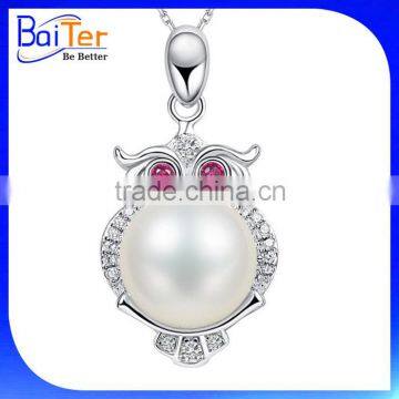 Mens Steel Titanium Vintage Owl Pendant Wholesale photo-4