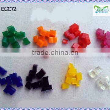 Rainbow Color Fashion Square Water Beads Growing Crystal Soil