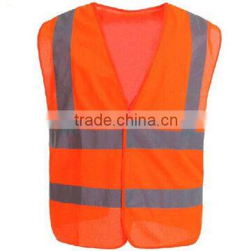 High perfomance reflecting vest safety orange