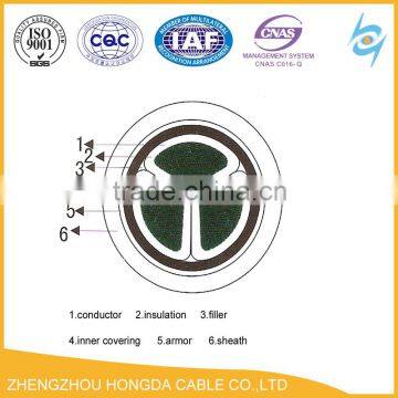 pvc sheath xlpe insulated sta armoured cable underground cable