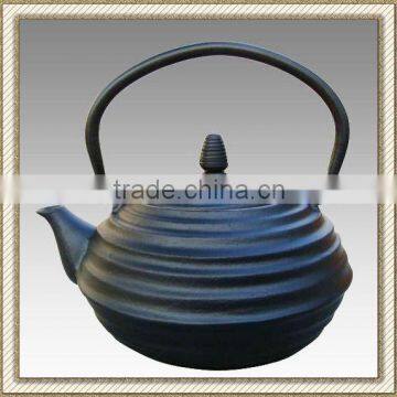 26oz 0.7L tetsubin circle shaped Cast Iron Tea Kettles