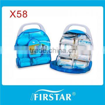 FDA emergency safety plastic medical first aid kit box