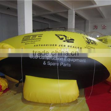 Customized Hot Sale inflatable air blimp/ advertising inflatable helium airship rc air