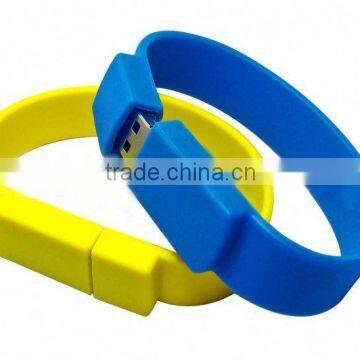 2014 new product wholesale silicon wristband cheap bracelet usb flash drive free samples made in china