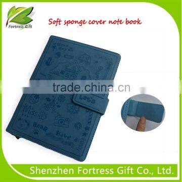 High quality Thermo PU notebook with magnet buckle PU Notebook with Magnet Closure