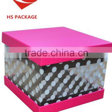 nested display box with paper top and bottom