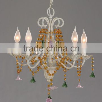 2015 Acrylic beaded lighting chandelier lamps/lights with CE