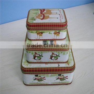 hot selling new year wholesale candy tin set