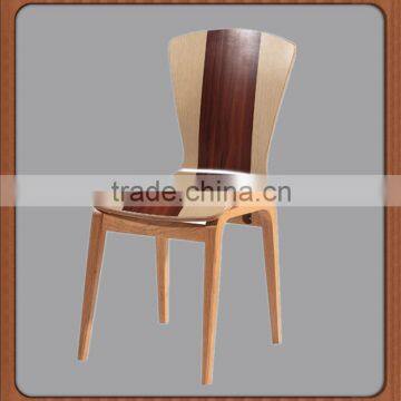 Simple Design Solid Wood Stacking Chair