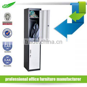 Modern Design Vertical Single Colorful 2 Door Steel Clothes Cabinet Locker With Great Price