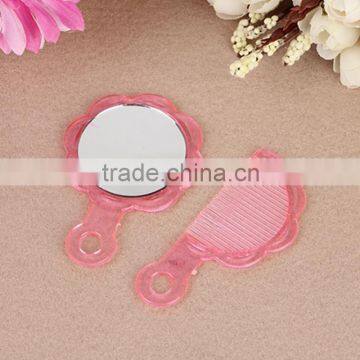 Two Sets Hair Comb and Mirror for Promotional Gift Girls Hair Accessories photo-4