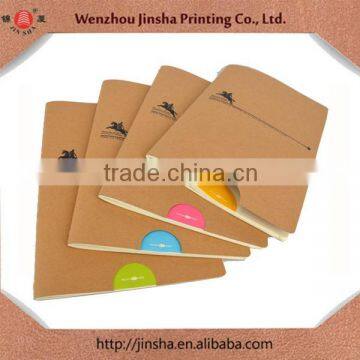 new desigjn high quality printed kraft paper cover sewing notebook01