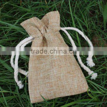 2015 new custom jute pouch & jute pouch for jewelry