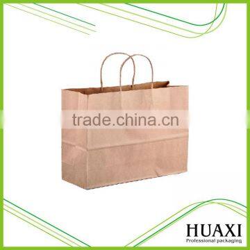 2016 High Quality Recyclable Custom Printed Kraft Paper Bags