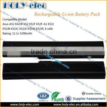 2015 New OEM Laptop Battery for ASUS A31-K42 A32-K42 A31-K52 A32-K52 A41-K52 A42-K52 From Haolei Technology