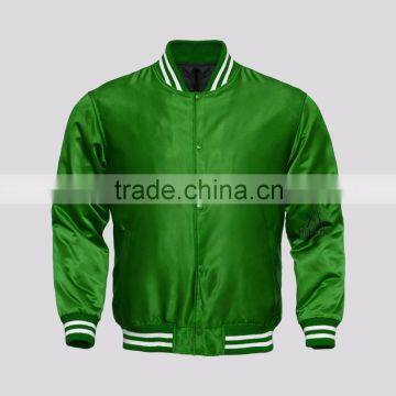 Top Quality Men Satin Varsity Jacket Wholesale