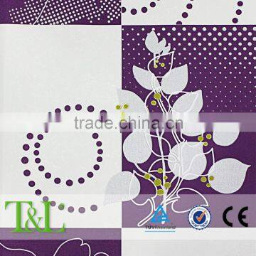 Modern flower design PVC wallpaper China