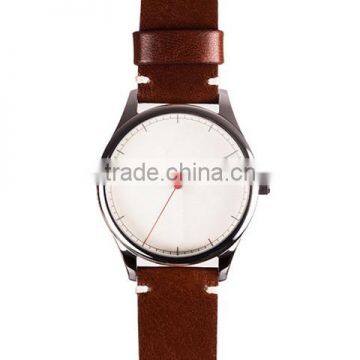 company own design original ladies quartz movt dark brown leather watches