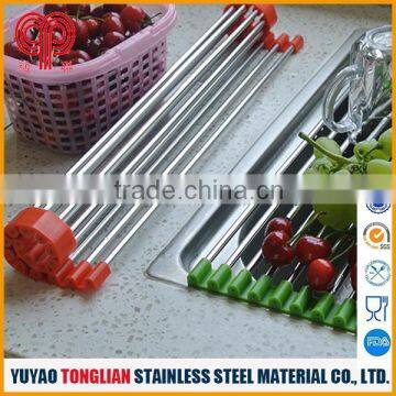 201/304 Stainless steel Folding drain/sink rack 23*37cm