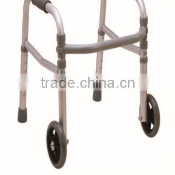 MK912L-5(S) Aluminum walker with two wheels