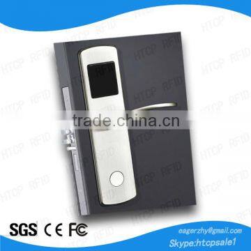 Satin Brass ANSI Mortise Smart Card Hotel Door Lock