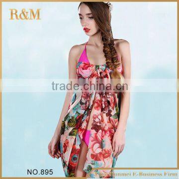 china low price beach sarong pareo your design