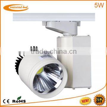 Bridgelux,5,10,12,15,20,24,40,45,50W,2,3,4pin,phase,wire,circuit,CRI80,PF0.9,230v cob dimmable 7w led lighting track