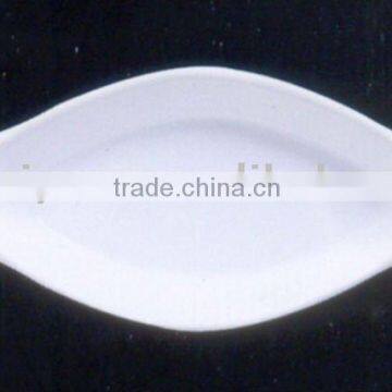 10 inch ceramic boat shape plate