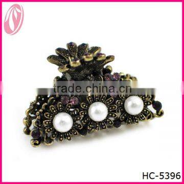 2013 Hot Sale Vintage Pearl Hair Accessories With Rhinestone