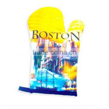 2013 New Boston printed oven gloves