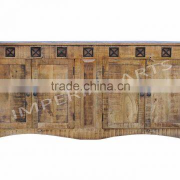 Indian Mango Wood 2 Double Door Side Board