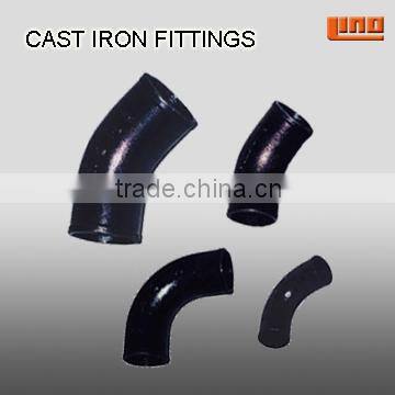 no-hub ASTM A888 cast iron pipe fittings