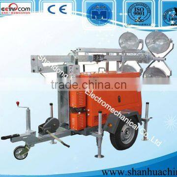 7kw Mobile Light Tower Diesel Generator