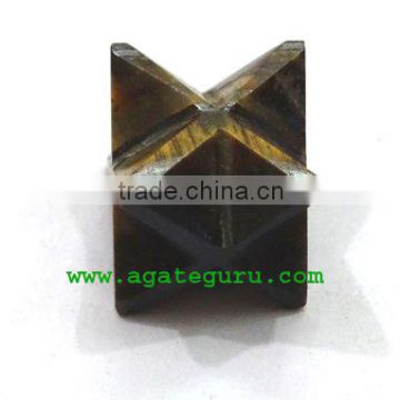 Tiger Eye Merkaba Star : Merkaba Star Wholesaler