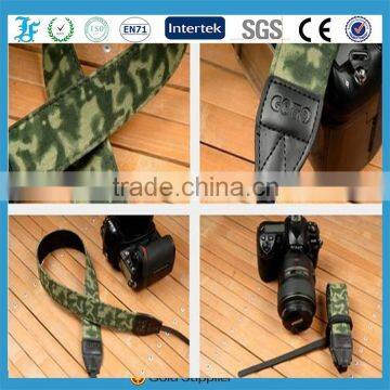 2014 china fashion camouflage camera neck strap/high quality lanyard for camera