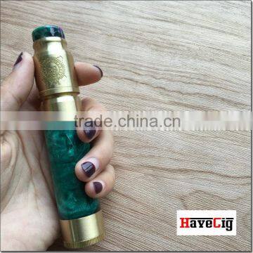 Wholesale av product copper resin able mod 1:1 clone brass able mechanical mod