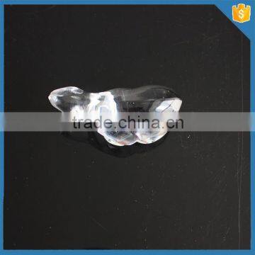 Glass animal polar bear figurines