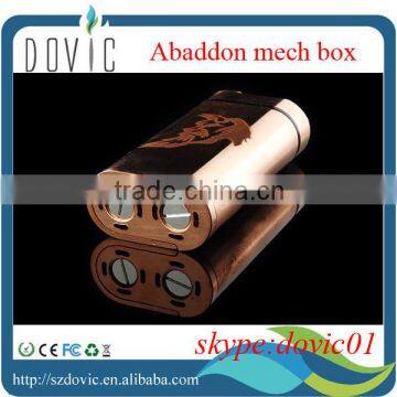 Abaddon box mod with dual 18650 battery