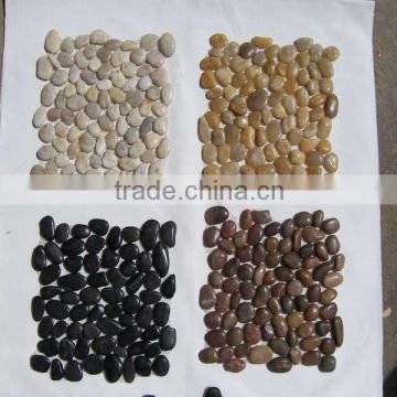 Natural Pebble stone(pebble tiles,polished pebble,garden paving stone)