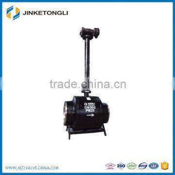 Heating System Welded Ball Valve With the Handle Gear Box photo-4