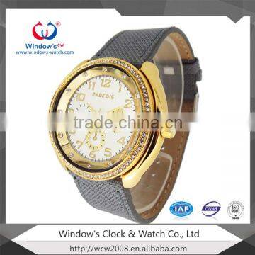 2016 Wholesale fashion ladies watches with fabric women watches