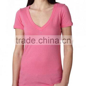 2014 Fashion Cotton t Shirts,wholesale Plain White v Neck t Shirts