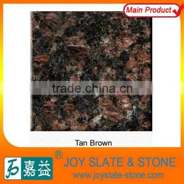 Tan brown granite pattern stone for stone cladding