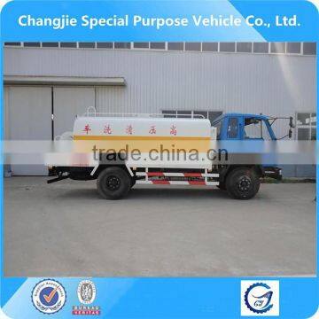 New condition good quality diesel type dongfeng 4x2 7-8m3 high pressure street cleaning truck