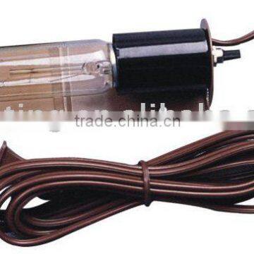 E26 incandescent tube light with rotary switch