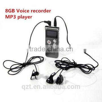 High quality 4GB/8GB mini digital voice recorder micro hidden voice recorder Multifunctional Dictaphone MP3 Player