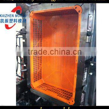 Pastic logistics containers mould/injection turnover case mouuld in Huangyan